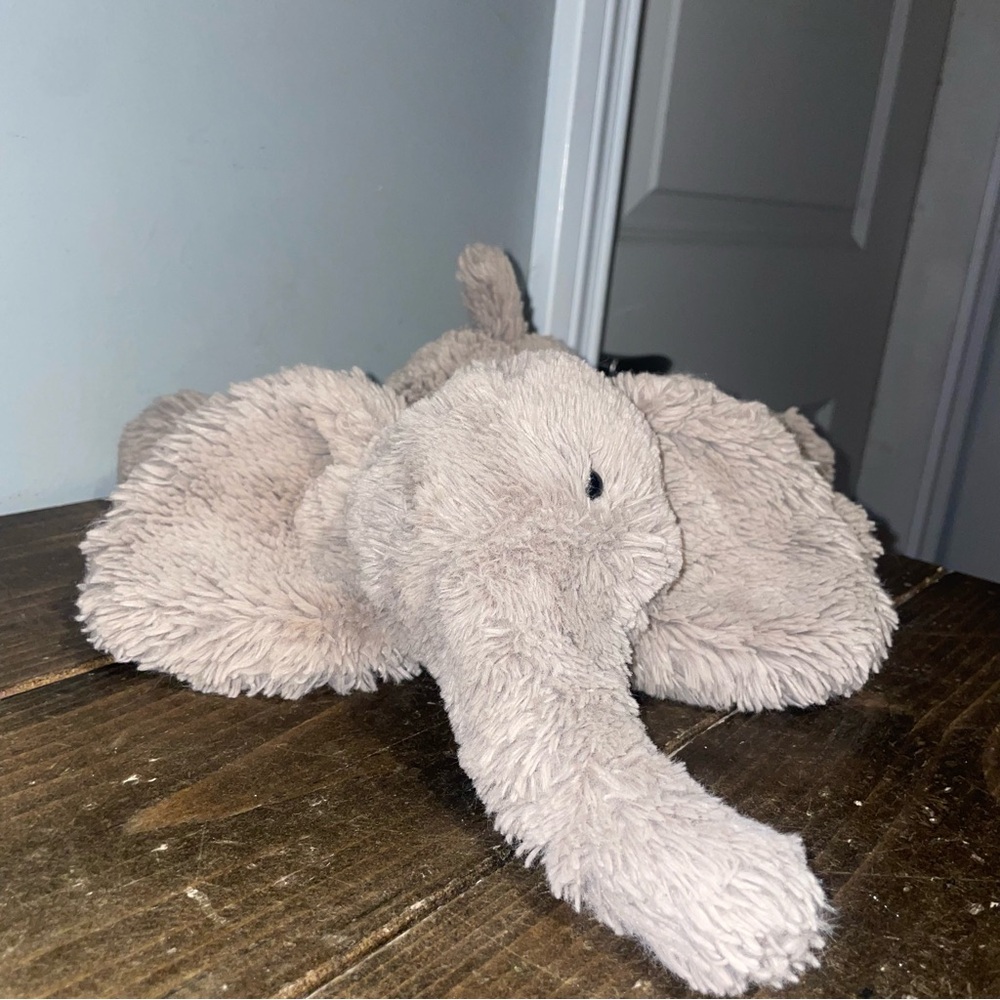 Jellycat London Smudge Elephant Soft Long Trunk Plush 12"